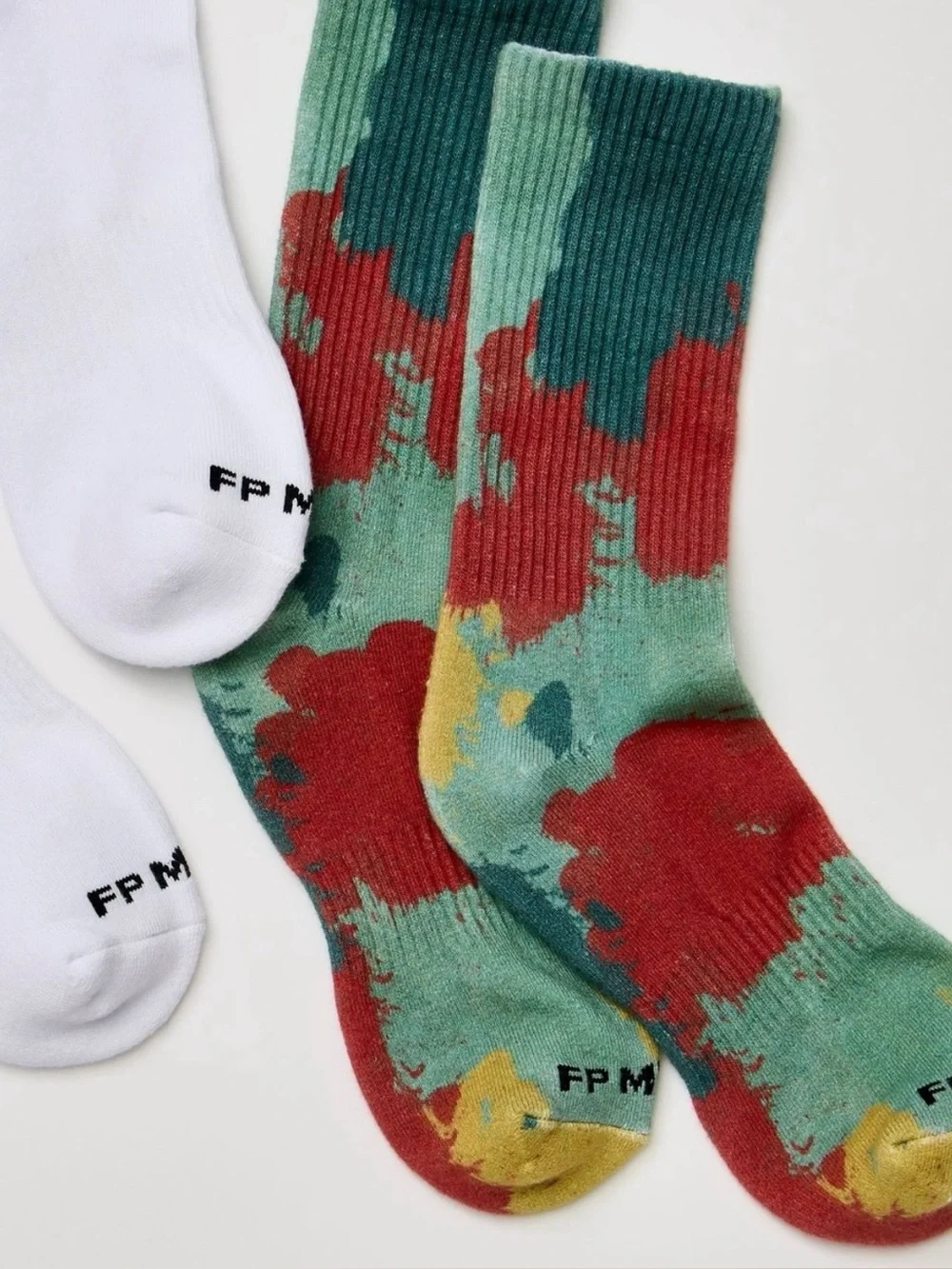 NWT Free People Movement Trail Away Sock Pack in Green Combo
